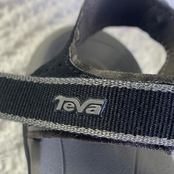 Teva Women's Charcoal and Black Sandals - Picture 2 of 16